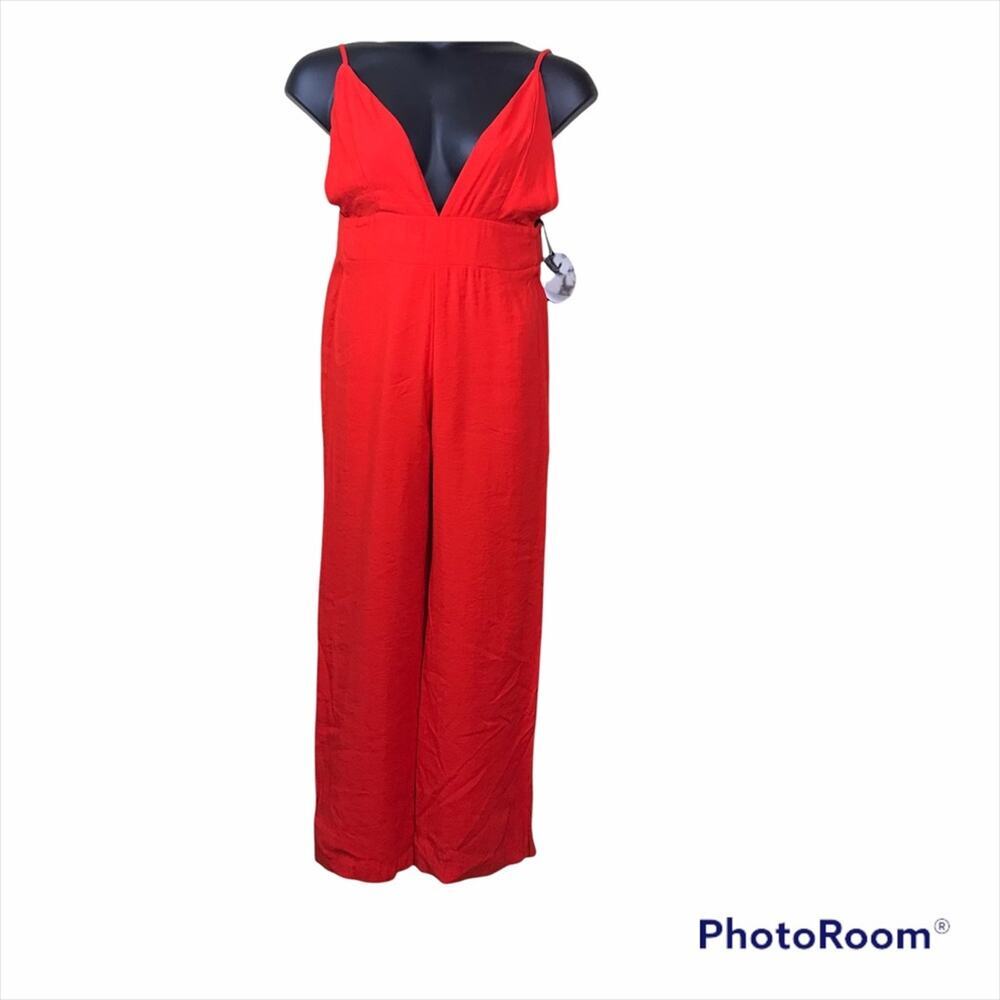 NWT LINE + DOT Orange Jumpsuit Sz S